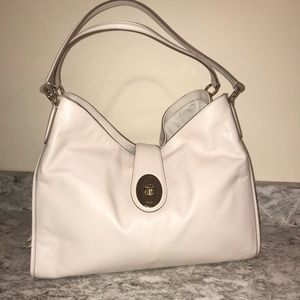 White Leather Coach Purse